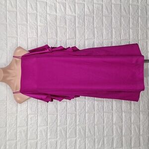 LILLY PULITZER Pink Sleevelss Kara Silk Ruffle Dress